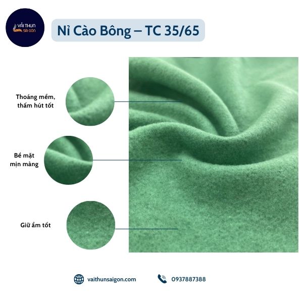 Nỉ Cào Bông – TC 35_65