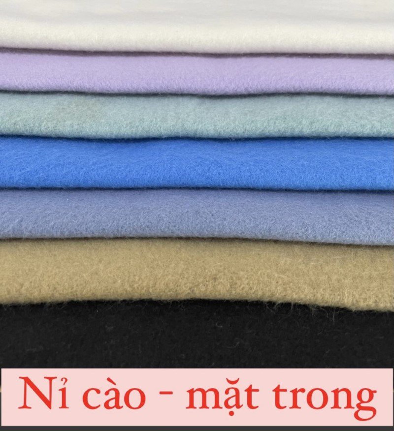 Nỉ bông cotton mặt trong