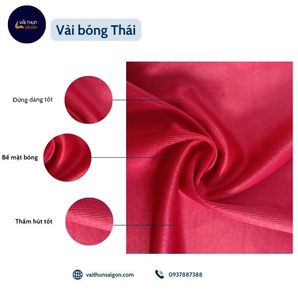 vải bóng thái